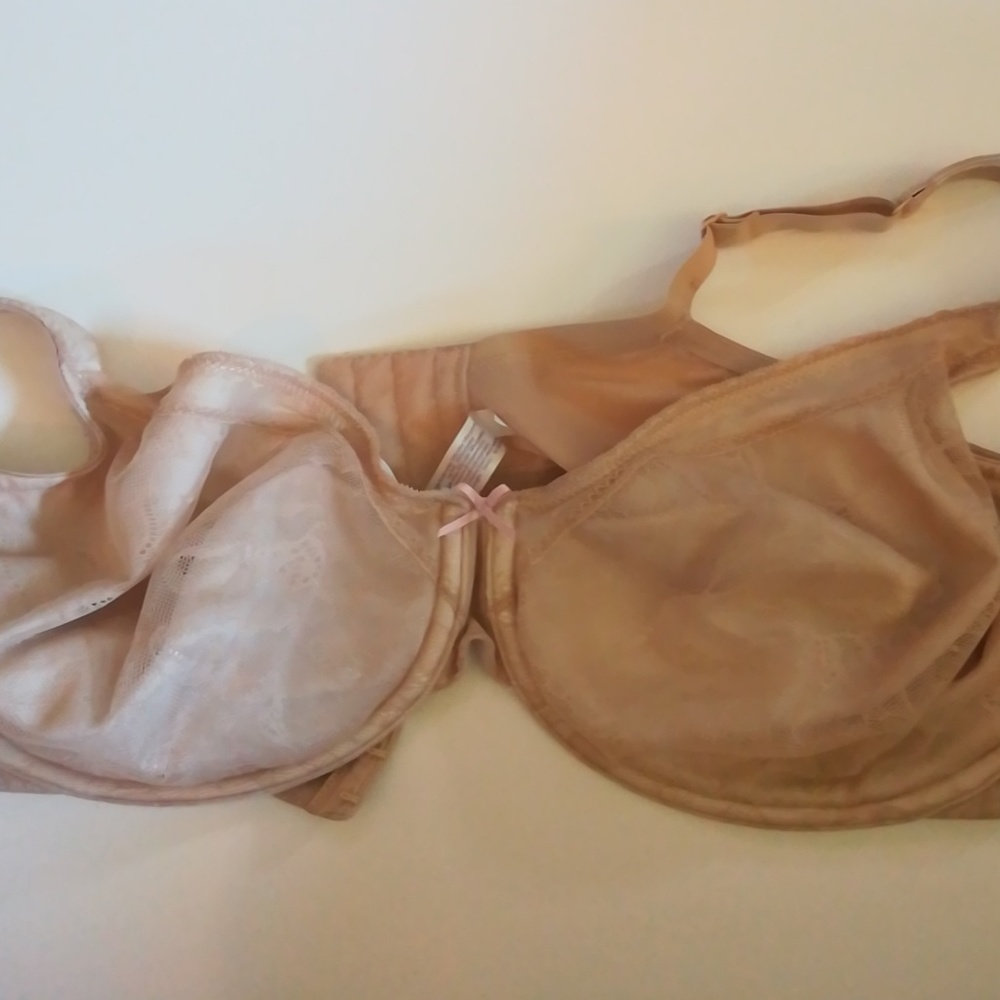 Lane Bryant bra beige nude underwire cacique